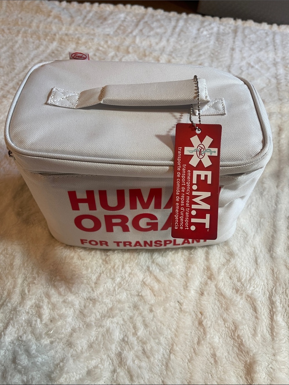 EMT  Novelty Emergency Organ Transport Cooler Bag - NEW
